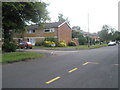 Junction of Cherrywood Avenue and Linden Close