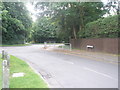 Looking from Englefield Green over the A328 towards Barley Mow Road