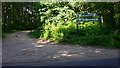 Forestry entrance at Tullecombe