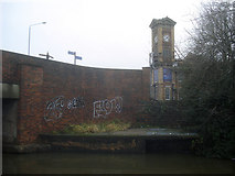 SO8555 : Clock tower near Lowesmoor Bridge by Trevor Rickard