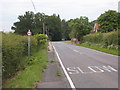 Road bend at Povey Cross