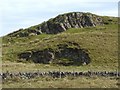 NS4677 : Rock outcrop near Fynloch Hill by Lairich Rig