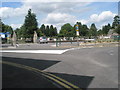 Looking across Bagshot Road towards Englefield Green