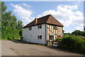 Half timbered & weatherboarded building, Lodge Farm