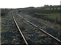 SH4181 : The disused Central Anglesey Line near Tryfil Farm by Eric Jones