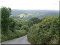 Minor road, above Slade Cross