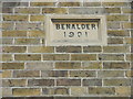 Date stone on house in Prospect Lane