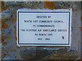 Plaque on Air Ambulance Monument