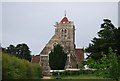 TQ5952 : St Giles Church, Shipbourne, from the west by N Chadwick