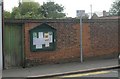 Noticeboard in Victoria Street