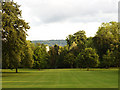 Part of Pittville Park from the terrace of Pittville  Pump Room, Cheltenham