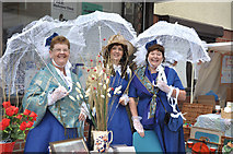 SS9668 : A bevy of Victorian beauties, Victorian fair Day - Llantwit Major by Mick Lobb