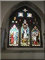 Stained glass window on the north wall of Christ Church, Gosport (1)