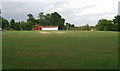 TQ5742 : Cricket pitch, Southborough Common by N Chadwick