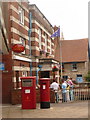 Swanage: postbox №s BH19 300 and BH19 578, Kings Road West