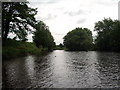 River Usk, with fisherman