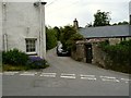 Pencombe Rocks, the lane leading westward out of Parracombe.