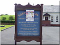 J2343 : Kilkinamurry Presbyterian Church Notice Board by HENRY CLARK