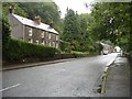 Looking along the B4242 at Resolven