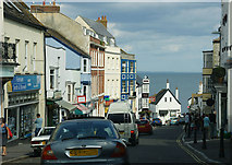 SY3492 : Broad Street, Lyme Regis by Pierre Terre