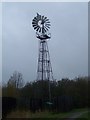 Wind-pump on a wet day