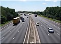 SJ9210 : M6 just before Junction 12 by Geoff Pick