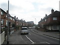 Looking from Maidstone Crescent towards QA