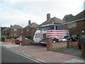 SU6506 : Splendid truck in Wymering Lane by Basher Eyre