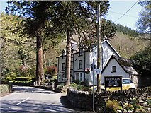 SH7954 : The Fairy Glen Hotel by Phil Champion