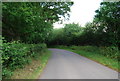 Lane north of Teasley Mead, Blackham