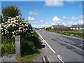 Looking North up the B888