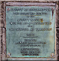 Plaque on Bursledon Bridge