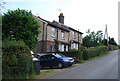 Houses by the railway bridge, Bradley Lane, Blackham