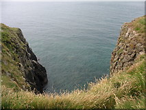 SH2990 : A slightly exposed section of the coastal path by Eric Jones