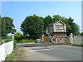 Gated Level Crossing North of Sherburn