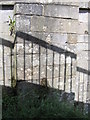 Bench mark on Settle bridge