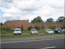 SU5901 : Car park in front of Fort Brockhurst by Basher Eyre