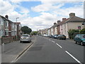 Looking westwards along Elson Road