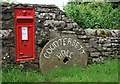 Post box by Countersett Hall