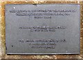 Plaque, Fisher Engineering footbridge (2)