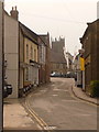 Beaminster: looking along North Street towards The Square