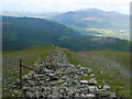 NY1922 : Old Wall, Grisedale Pike by Michael Graham