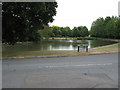 Pond from the bottom of Bell Banks Road