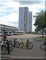 Bicycles outside Gosport Bus Station