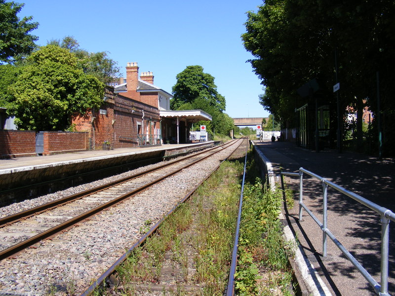 Halesworth Railway Station © Geographer :: Geograph Britain And Ireland