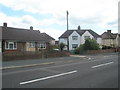 Junction of The Crossways and the southern entrance to Greenway Road