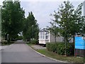 Road in Marton Mere Holiday Village