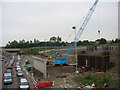 NZ3365 : Construction of New Flyover by Vin Mullen
