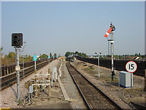 TQ1483 : Railway line to the east of Greenford station by Oxyman