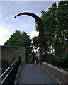 Ramp to Queensbridge Road from Regents Canal, London E2